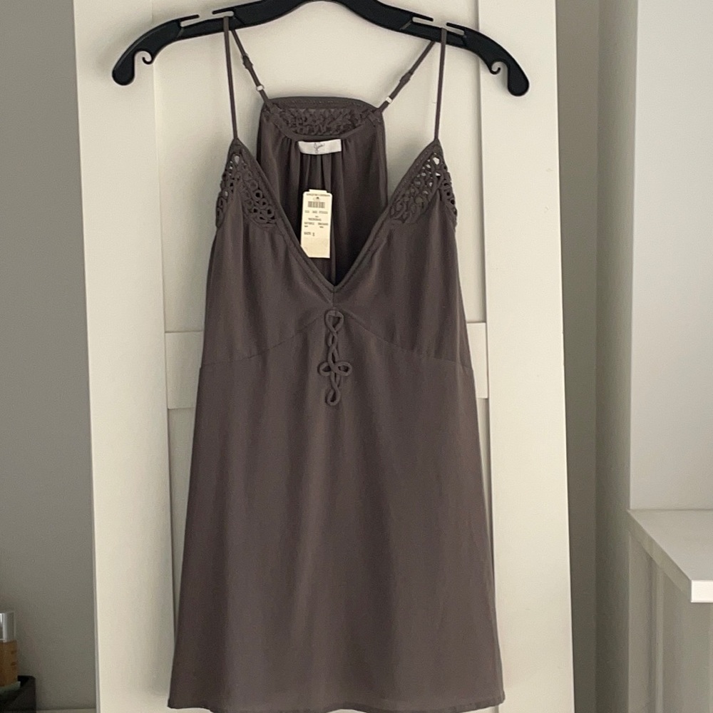 Joie Gray Silk Camisole NWT
